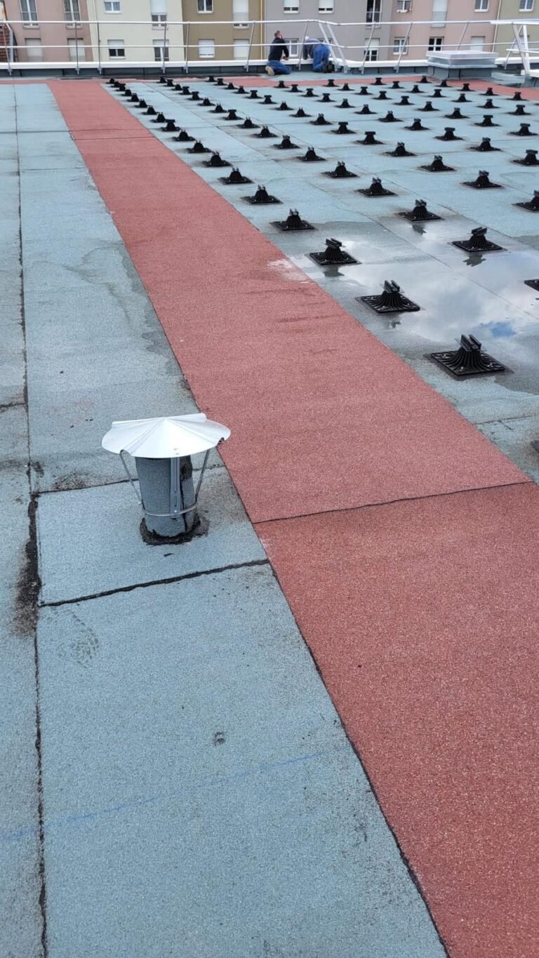Étanchéité de toiture-terrasse : chantier IMERAJ Étanchéité